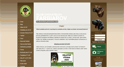 Desktop Screenshot of klubchovatelovfarbiarov.sk